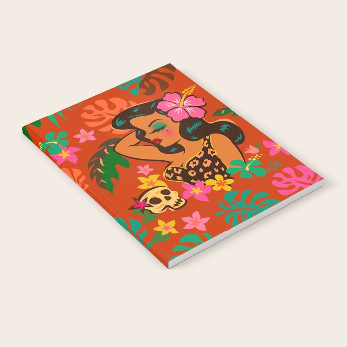 Tropical Tiki Girl Notebook Gallery Image 2