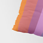 Modern Bright Rainbow Abstract Stripes Pillow Sham Gallery Image 4
