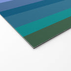 Modern Bright Rainbow Abstract Stripes Welcome Mat Gallery Image 2