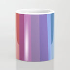 Modern Bright Rainbow Abstract Stripes Coffee Mug Gallery Image 4