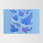 Polka dot shark Rug Gallery Image 2