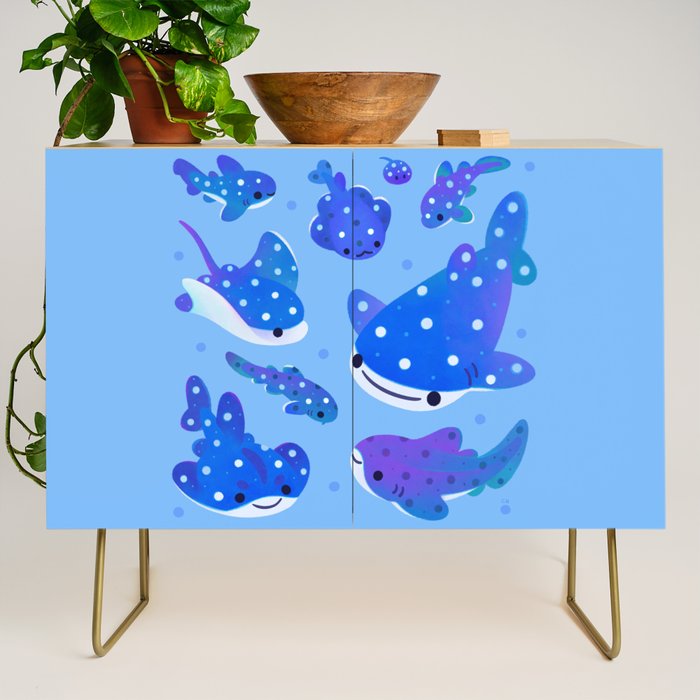Polka dot shark Credenza Gallery Image 1