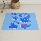 Polka dot shark Rug Gallery Image 1