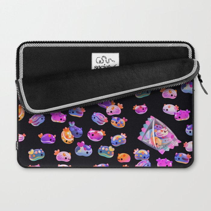 Jelly bean sea slug - dark Laptop Sleeve Gallery Image 2