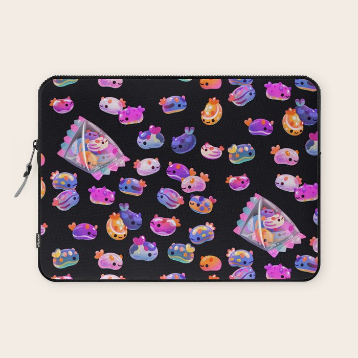 Jelly bean sea slug - dark Laptop Sleeve Gallery Image 1