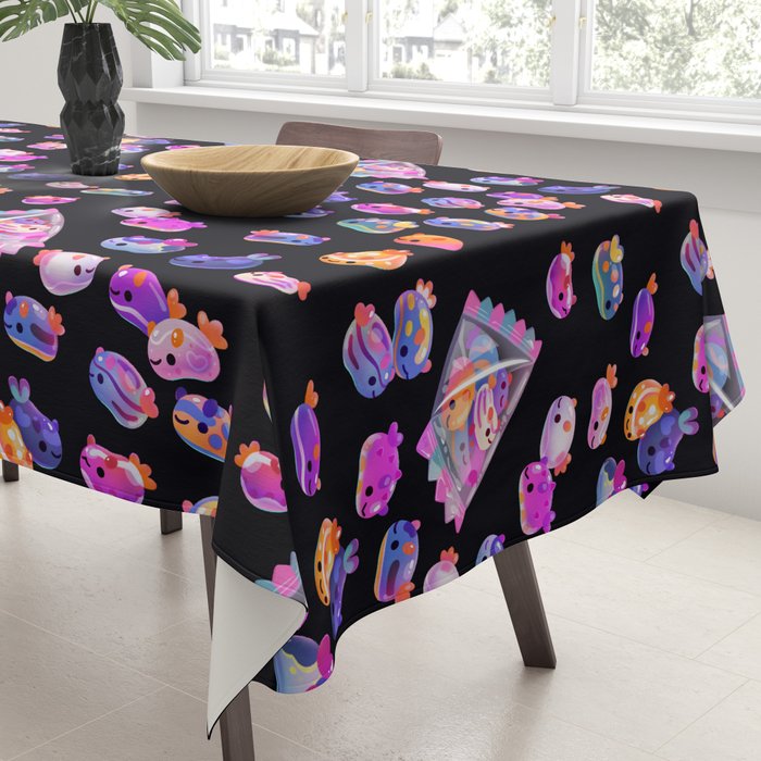 Jelly bean sea slug - dark Tablecloth Gallery Image 3