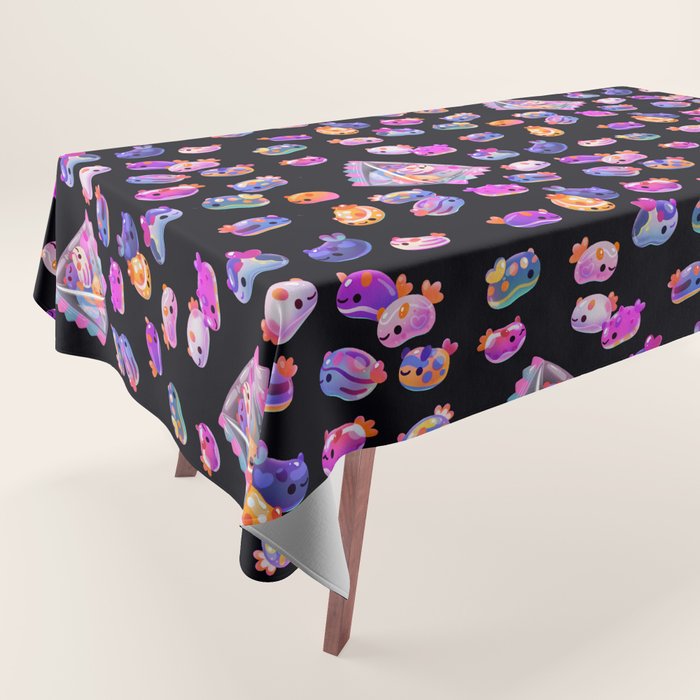 Jelly bean sea slug - dark Tablecloth Gallery Image 1