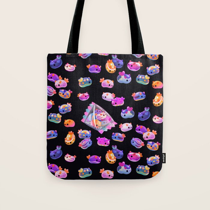 Jelly bean sea slug - dark Tote Bag Gallery Image 1