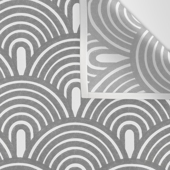 Grey Waves Wall Tapestry Gallery Image 3