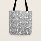 Grey Waves Tote Bag Gallery Image 1
