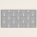 Grey Waves Desk Mat Gallery Image 3