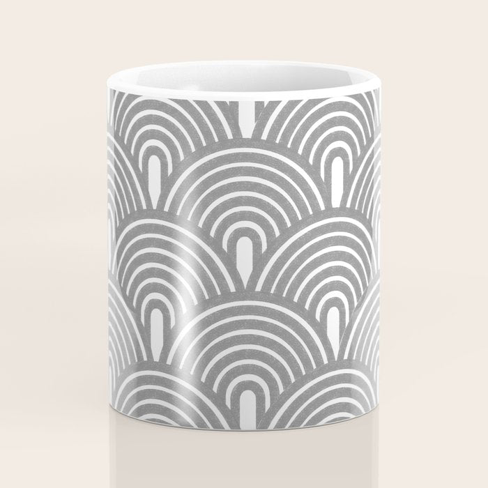 Grey Waves Coffee Mug Gallery Image 4