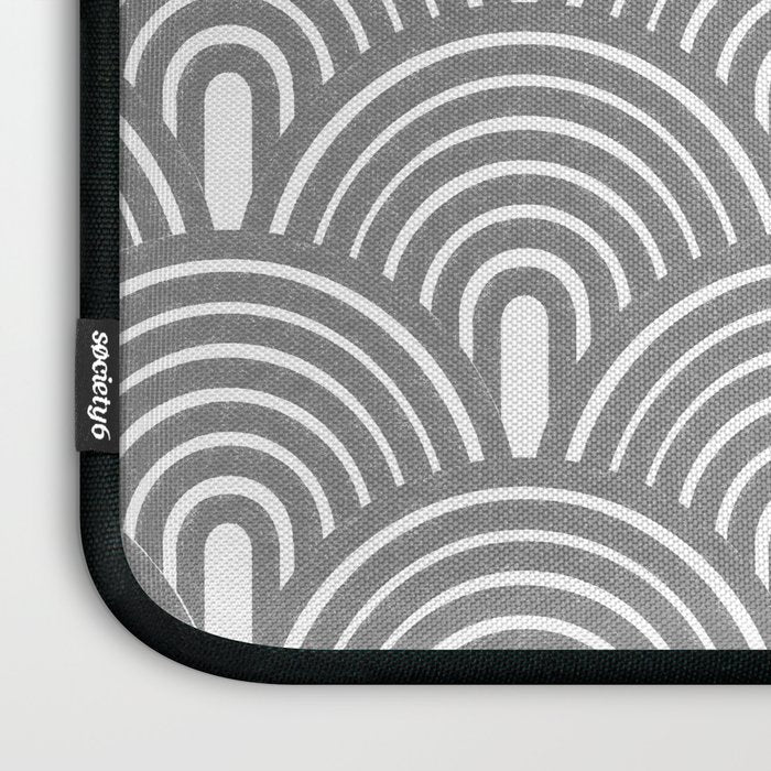 Grey Waves Laptop Sleeve Gallery Image 3
