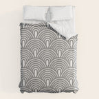 Grey Waves Duvet Cover Gallery Image 6