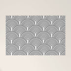 Grey Waves Welcome Mat Gallery Image 1
