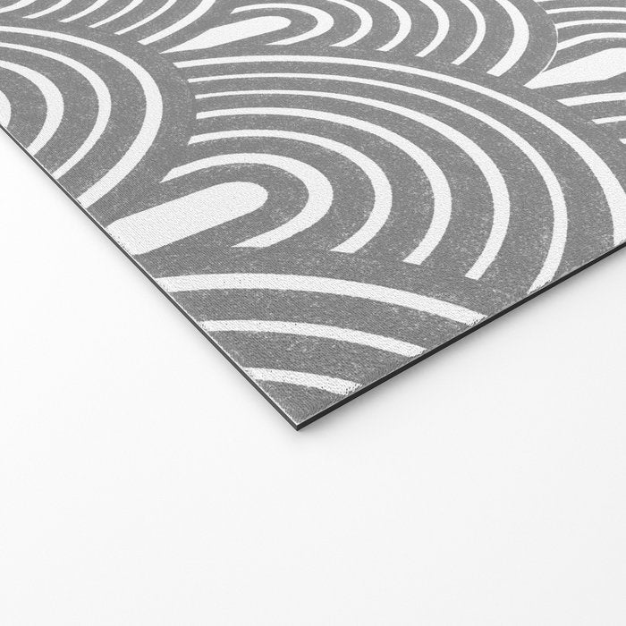 Grey Waves Welcome Mat Gallery Image 2