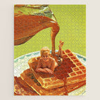 Pour some syrup on me - Breakfast Waffles Jigsaw Puzzle Gallery Image 1