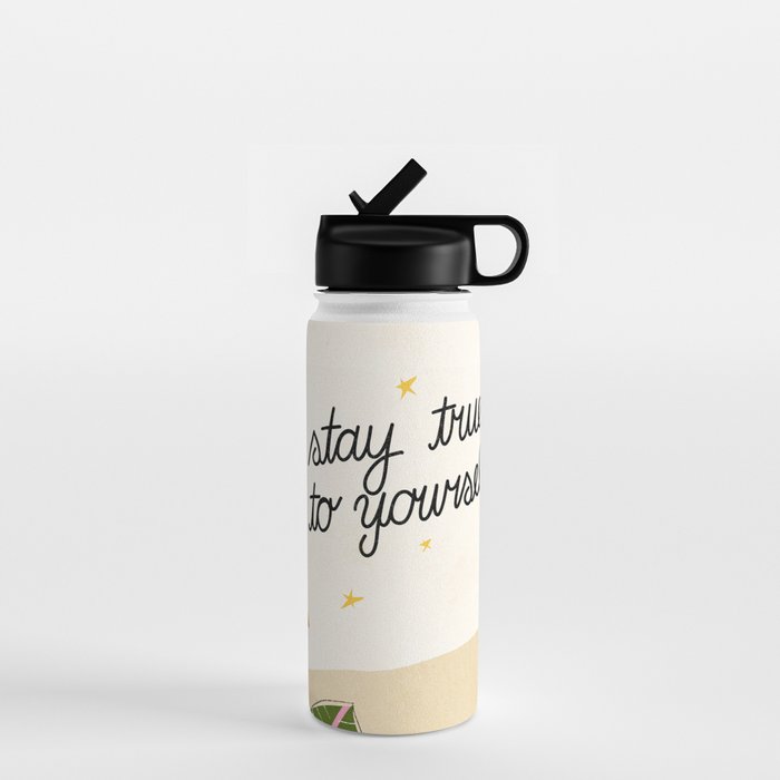 Stay True To Yourself II Water Bottle Gallery Image 1