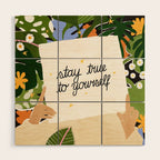 Stay True To Yourself II Wood Wall Art Gallery Image 1