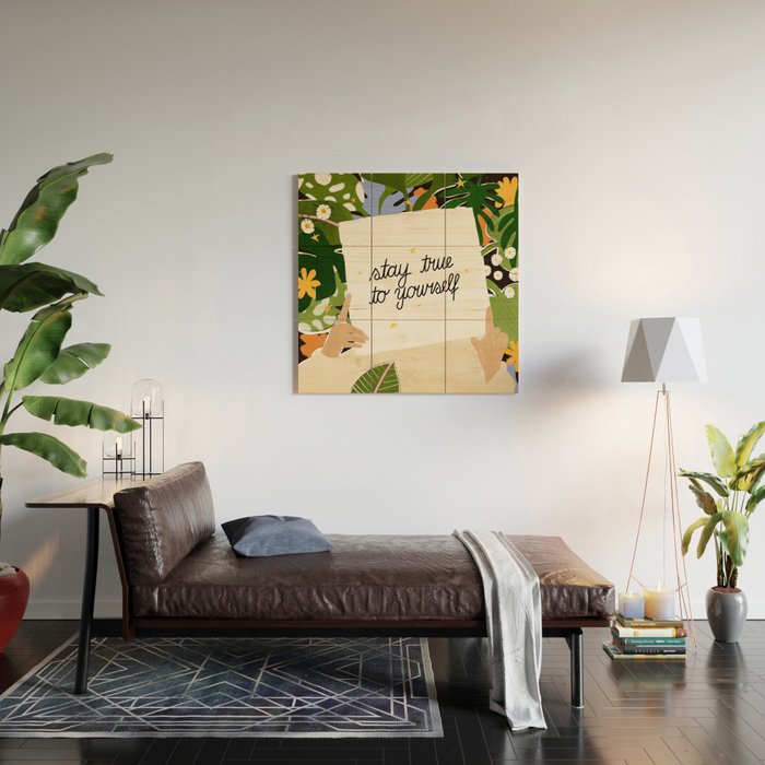 Stay True To Yourself II Wood Wall Art Gallery Image 2
