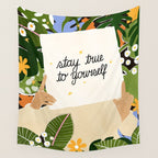 Stay True To Yourself II Wall Tapestry Gallery Image 4