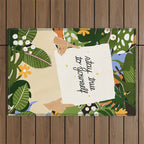 Stay True To Yourself II Outdoor Rug Gallery Image 1