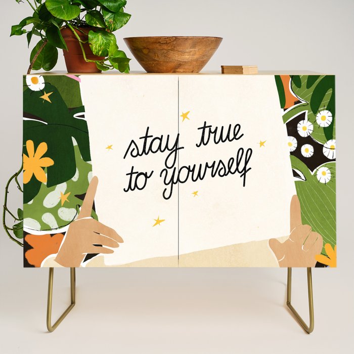 Stay True To Yourself II Credenza Gallery Image 1