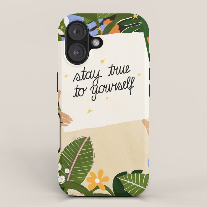 Stay True To Yourself II iPhone Case Gallery Image 1
