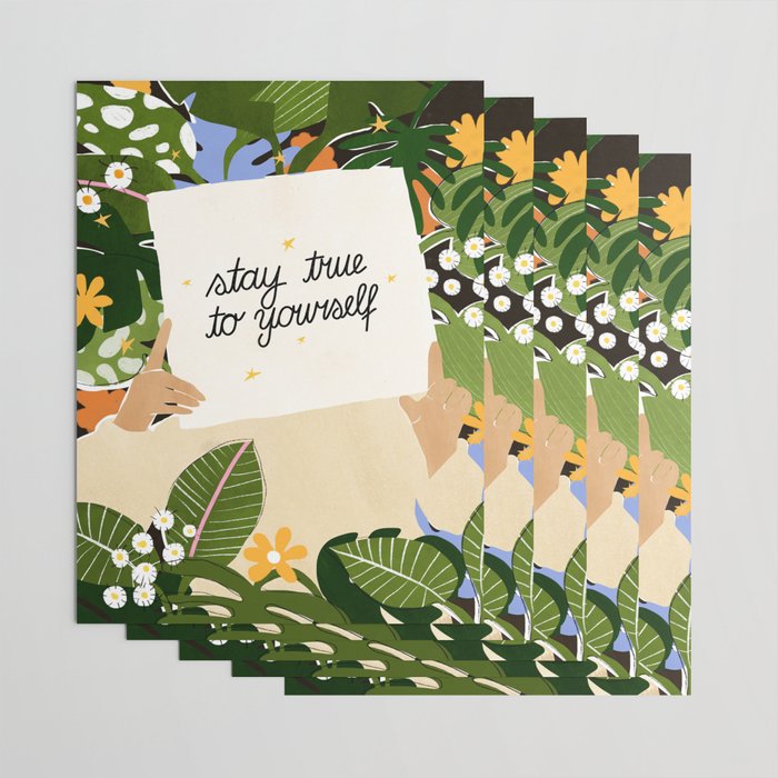 Stay True To Yourself II Wrapping Paper Gallery Image 3
