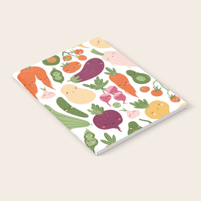 Cute vegetables Notebook Gallery Image 1