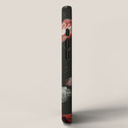 Absolutely - Motivational Quote, Inspirational Typography on Painting of Flowers iPhone Case Gallery Image 2