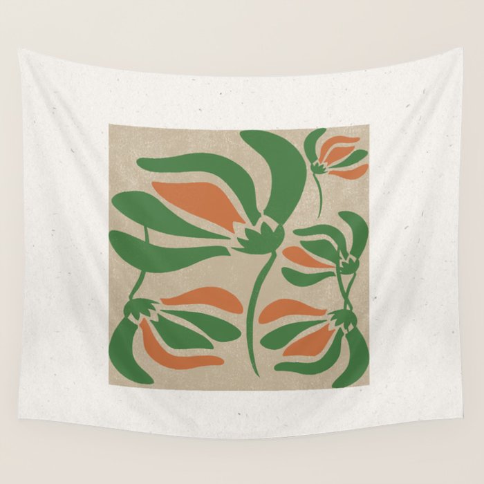 Modern Garden  Wall Tapestry Gallery Image 1