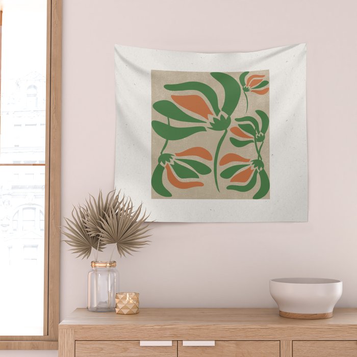 Modern Garden  Wall Tapestry Gallery Image 2
