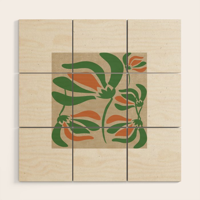 Modern Garden  Wood Wall Art Gallery Image 1