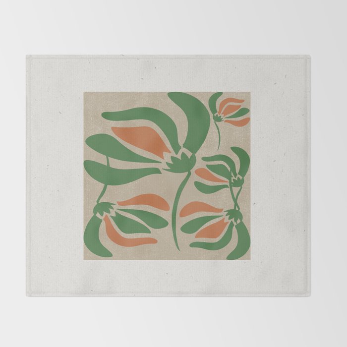 Modern Garden  Throw Blanket Gallery Image 2