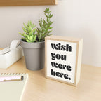 Wish you were here. Mini Art Print Gallery Image 2