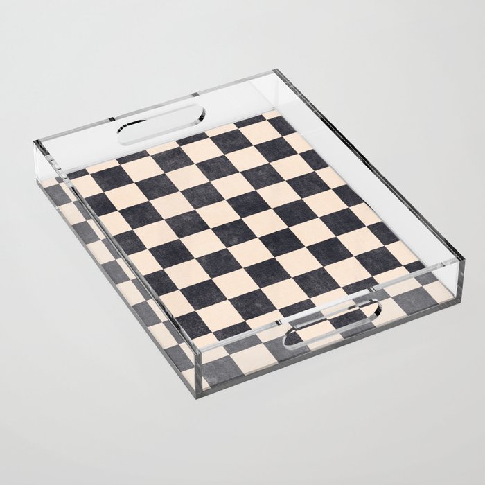 CHECKER - 001 - Graphite Acrylic Tray Gallery Image 1