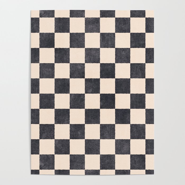 CHECKER - 001 - Graphite Poster Gallery Image 1