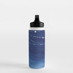 Garland of Stars IV, night sky Water Bottle Gallery Image 3
