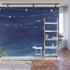 Garland of Stars IV, night sky Wall Mural Gallery Image 1