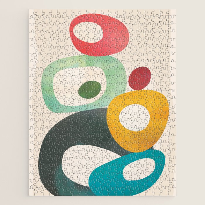 Mid-Century Modern Abstract Art 05 Jigsaw Puzzle Gallery Image 1