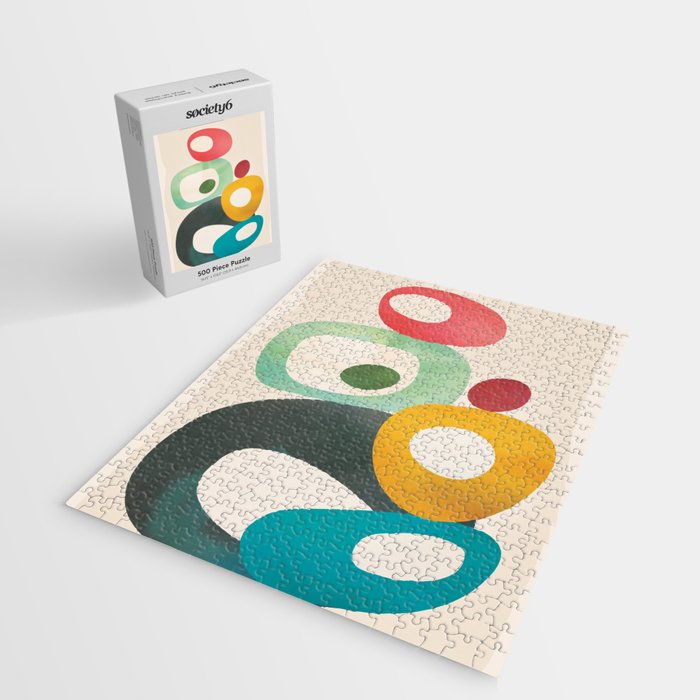 Mid-Century Modern Abstract Art 05 Jigsaw Puzzle Gallery Image 2