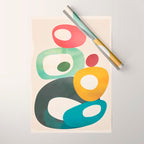 Mid-Century Modern Abstract Art 05 Wrapping Paper Gallery Image 1