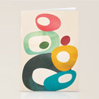 Mid-Century Modern Abstract Art 05 Stationery Card Gallery Image 2