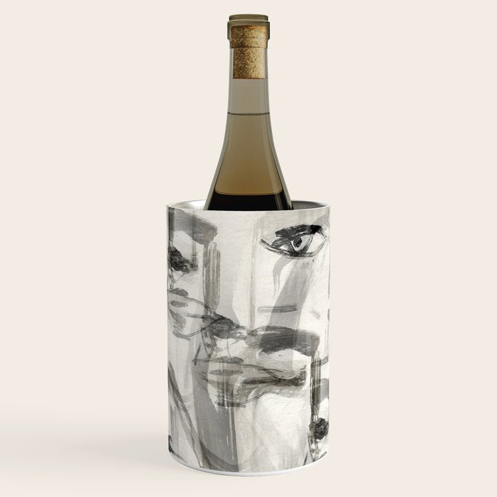 Abstract Portrait 4 Wine Chiller Gallery Image 1