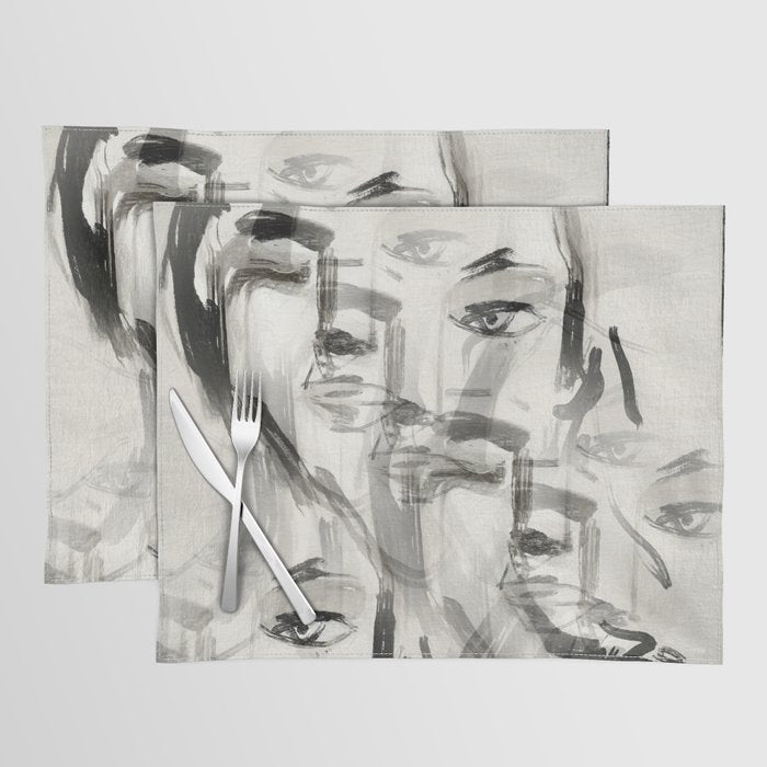 Abstract Portrait 4 Placemat Gallery Image 1