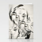 Abstract Portrait 4 Stationery Card Gallery Image 2