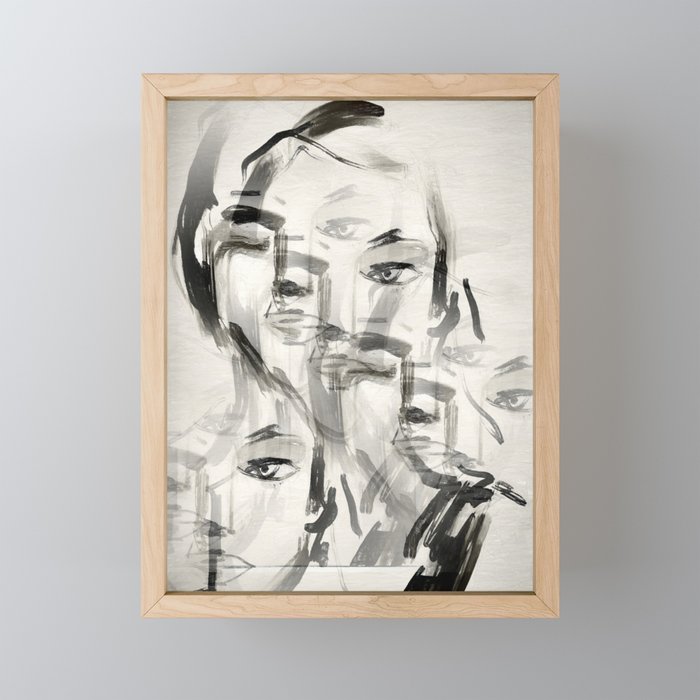 Abstract Portrait 4 Mini Art Print Gallery Image 1
