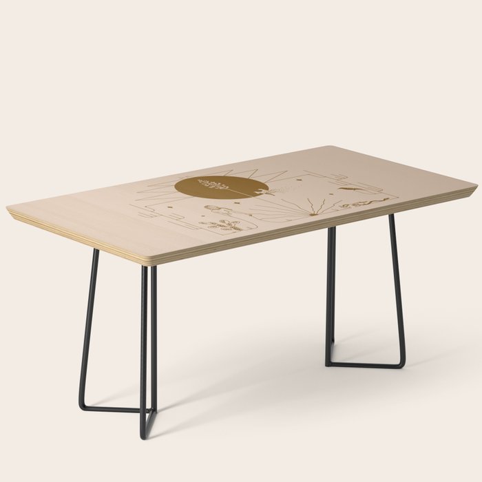 It Was All A Dream - Tan & Rust Coffee Table Gallery Image 1