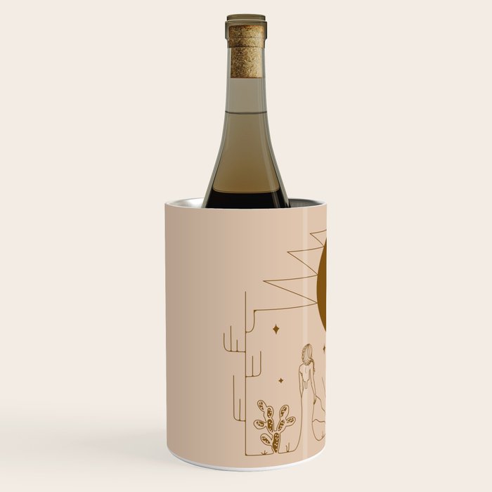 It Was All A Dream - Tan & Rust Wine Chiller Gallery Image 2